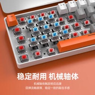 自由狼T60俄語機械鍵盤俄文游戲鍵盤俄羅斯文發光筆記本機械鍵盤