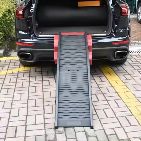 Pet Ladder Foldable Foldable Stair Mat Medium and Large Dog Pet Supplies Car Plastic Ladder