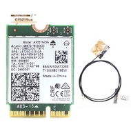 AX201 AX201NGW WiFi Card with 2XAntenna M.2 CNVio2 2.4 Ghz/5Ghz WiFi 6 3000Mbps Bluetooth 5.1 WiFi A