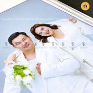 Print Photos Pressed with Rough Silk Wood - Bordered - Wall Decoration Sizes 20x30cm, 30x40cm, 40x60