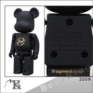 🥉RARE🌟SET 現貨📦 全新 Brand New Bearbrick Be@rbrick BearKingHK 超合金 fragmentdesign 200% 黑銀 Fragment 一套2盒