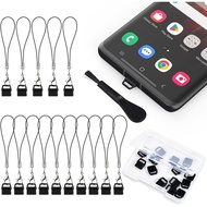 15PCS Kit Penutup Anti Debu USB Jenis C Serasi dengan iPhone 17 16 15 Pro Max Plus/Samsung Galaxy S2