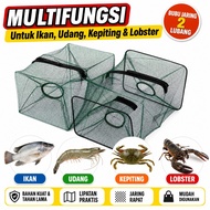 Umbrella Trap 2 Fold Trap Net Shrimp Fish Crab Umbrella Model 2 Holes