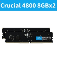 Crucial DDR5 4800 8Gx2 (16G) udimm (CL40) RAM Micro Micron Desktop Memory