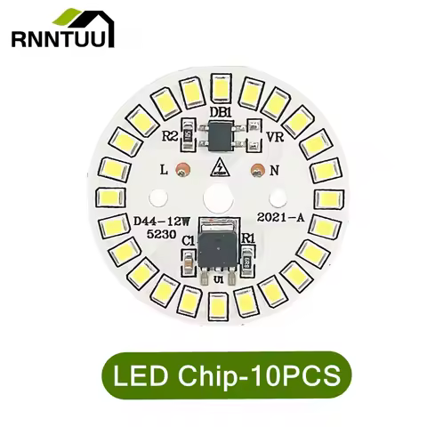 10pcs/lot LED Chip for Lamp Bulb 3W 5W 7W 9W 12W 15W SMD 2835 Round Light Beads AC 220V Bulb Chip Li