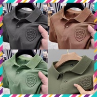 Men's Short Sleeve Polo Shirt Soft Fabric Embroidered Logo WIN 66 - Men's Fashion