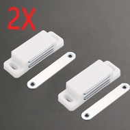 2 Sets Strong Door Closer Magnetic Silence Cabinet Door Catch Latch Magnet for Furniture Cupboard Wardrobe