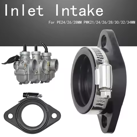 Carburetor Rubber Adapter Inlet Intake Pipe For VM24 OKO PWK PE24 26 28 21mm 24mm 26mm 28mm 30mm 32m