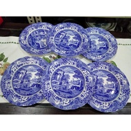 9" plate spode blue italian