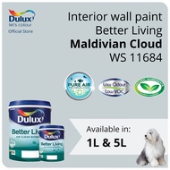 Dulux Interior Wall Paint - Maldivian Cloud (WS 11684) (Better Living) - 1L / 5L