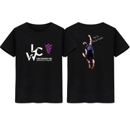 ✨local shipping LEE CHONG WEI Sukan Badminton Bola kebangsaan Casual Short Sleeve T Shirt Unisex 100