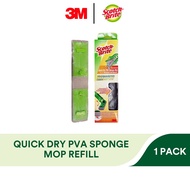3M Scotch Brite Quick Dry Pva Sponge Mop Refill, 1 Piece