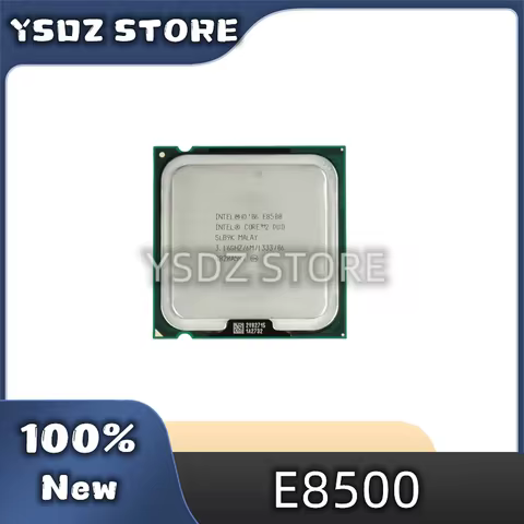 1PCS/LOT Used Test perfect Intel Core 2 Duo E8500 Processor SLB9K SLAPK 3.16GHz LGA 775 cpu in stock