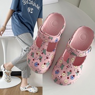 crocs woman crocs Mary Jane Hole Shoes Women Summer Sandals Anti-slip Beach Shoes Soft Sole Jelly Sh