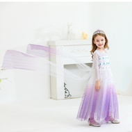 Frozen elsa Princess Dress Girls Summer Dress elsa elsa Children Dress elsa Dress