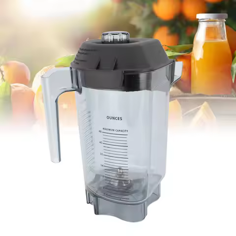 48oz Blender Container 48oz Blender Pitcher PC Blender Container with Stainless Steel Blades Assembl