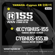 [worxpace] YAMAHA Cygnus XR 155 Cygn Motorcycle Sticker Reflective Sticker
