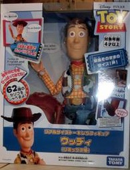 現貨 TAKARA TOMY 迪士尼 玩具總動員 胡迪 真實尺寸 說話公仔 混音版 英文 日文 37公分 62句