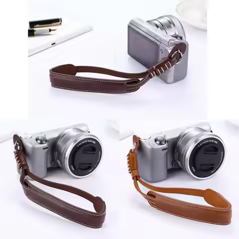 PU Leather Camera Wrist Hand Strap Grip For Finepix Fuji Fujifilm XA5 X100F X30 X20 XT10 XT1 XT2 X10
