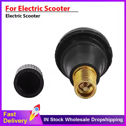 1/2/3/5PC TR412 Snap-in Rubber Copper Vacuum Tire Valve Stem for Electric Scooter Car Auto Motorcycl