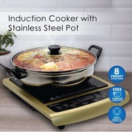 POWERPAC induction cooker with stainless steel pot