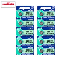 Velashop ถ่านนาฬิกา ถ่านกระดุม Murata 390 ( SR1130SW ) ขนาดบรรจุ 1 แผง บรรจุ 5 ก้อน / 1 กล่อง บรรจุ 