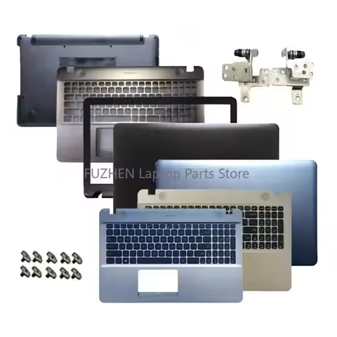 For X541 A541U D541S F541U R541U VM592U K541N Laptop LCD Back Cover Front Bezel Upper Palmrest Botto