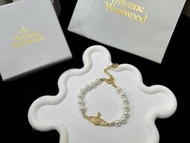 Vivienne Westwood outlet 金色土星珍珠手鍊