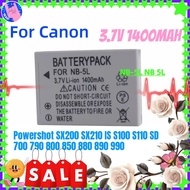 NB-5L NB 5L 3.7V 1400mAh Camera Battery for Canon Powershot SX200 SX210 IS S100 S110 SD 700 790 800 