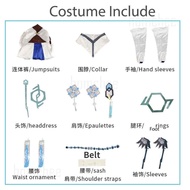 Genshin Impact Guizhong Cosplay Costume Suit Dress Wig Halloween Party Game Anime Cosplays Guizhong 