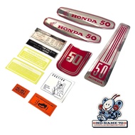 Striping sticker sticker honda c50 potty