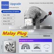 🔥MY Plug🔥 penyedut asap dapur Kitchen cooker hood dapur gas stove hob Oil fume purifier STOVE EXHAUS