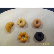 Good Player Creative Hall Cream Dessert Accessories/Pocket Mini Items~R47 Donuts, Diameter 1.5 * 1.3