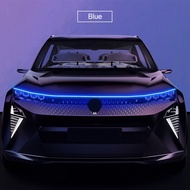 DIY Kap Mobil Lampu Strip Siang Hari Berjalan Strip Scan Lampu IP68 Fleksibel Dekoratif Ambient Lamp