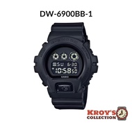 100% Original Casio G-Shock DW6900BB-1DR Black Resin Men Sport Watch