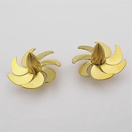 CIVMVO RC Boat Propeller 7-Blades M4 36mm Copper Props, For RC Boat Scale Marine Aircraft Carrier Su