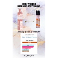 [repack] BBW PURE WONDER HANDY PACK PERFUME/ POCKET PERFUME MURAH