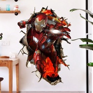 Through Wall Avengers Captain America Theme Background Wall Internet Cafe Wallpaper Bar Internet Caf