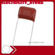 [20 Pieces]- Capacitor 3.3nF/630V 630V332J General Components Warehouse 86