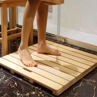 Bathroom Anti-Slip Wooden Floor Mat Wooden Floor Anti-Slip Wooden Mat Pedal Waterproof Mat Bath Increased Shower Room Can be Customized