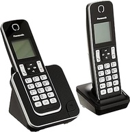 Panasonic Digital Cordless Phone, Black (KX-TGD312CXB)