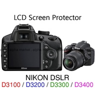 Anti-scratch LCD Screen Protector Protect Guard Cover Camera Nikon DSLR D3100 D3200 D3300 D3400