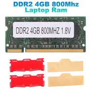 4GB DDR2 Laptop Ram+Cooling Vest 800Mhz PC2 6400 SODIMM 2RX8 200 Pins for Intel AMD Laptop Memory Ram