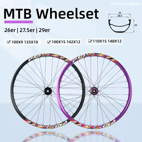 MTB Wheelset 27.5 29 Inch 32H 36T High Engagement Aluminum Alloy Rim Sapim Spokes Nipples Tubeless R