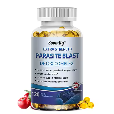 Parasite Blast - Bowel Cleansing Supplement, Digestive Health, Immune Health, Parasite Removal, and 