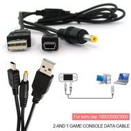 PSP 1000 2000 3000 2 in1 USB Charging And Data Transfer Cable / Type-C to PSP charging cable for PSP