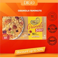 Faminuts Nutritious Granola Cereal 168g - Good for Health, Suitable for Diet - DIGOFOOD