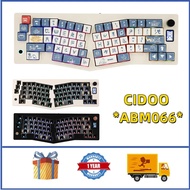 GMK CIDOO ABM066 Alice-layout VIA-programmable Hot Swappable Bluetooth/2.4Ghz/ Type-C Wired/Wireless