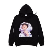 [ADLV H/O TEAM] FREE SOCK FOR EVERY ORDERS - ADLV BABY FACE HOODIE BLACK ASTRONAUT