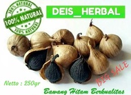 BLACK GARLIC TUNGGAL 250 GRAM-BAWANG PUTIH HITAM TUNGGAL-BAWANG PUTIH HITAM LANANG-BLACK GARLIC LANA